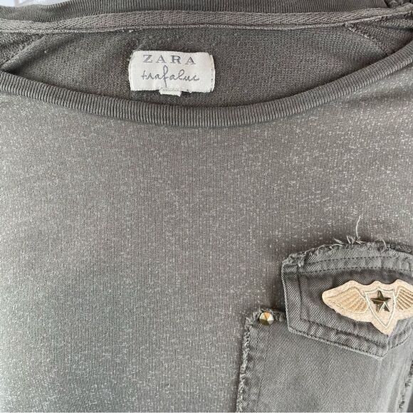 Zara military style hi-lo dress (0361) - Picture 10 of 11